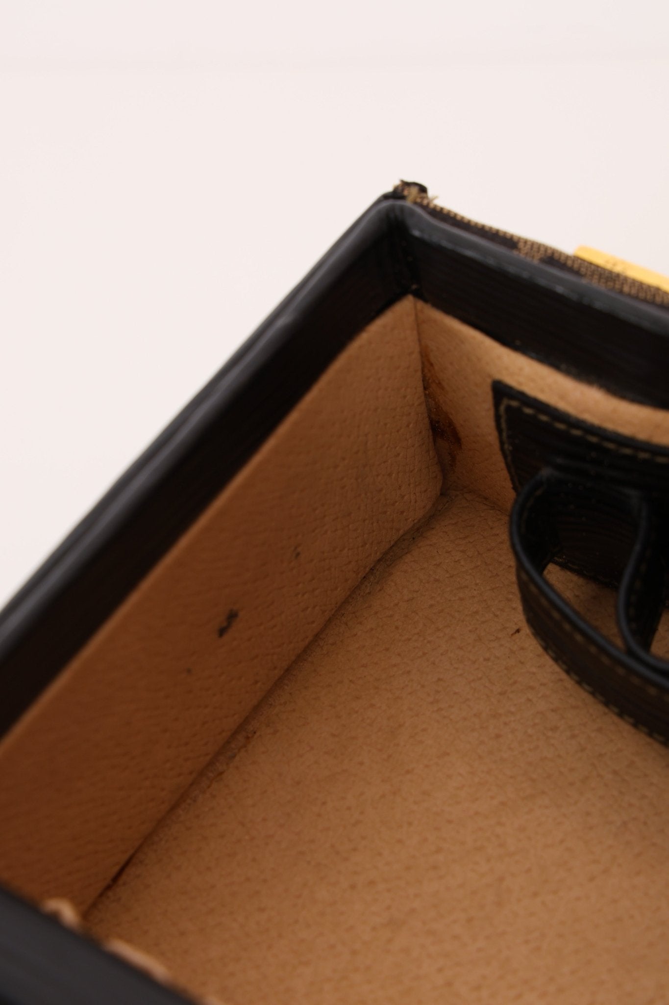 Fendi Zucca Canvas Top Handle Vanity with Strap - FashioNica