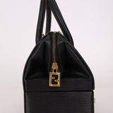 Fendi Zucca Canvas Top Handle Vanity with Strap - FashioNica