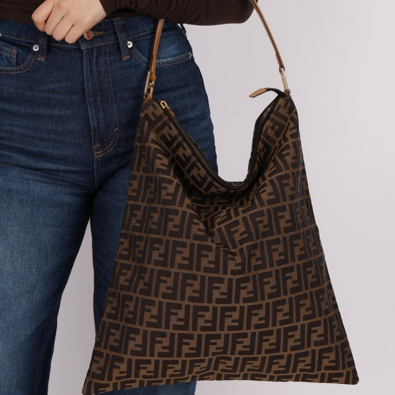 Fendi Zucca Canvas Tote Bag - FashioNica