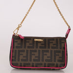 Fendi Zucca Chain Pochette - FashioNica