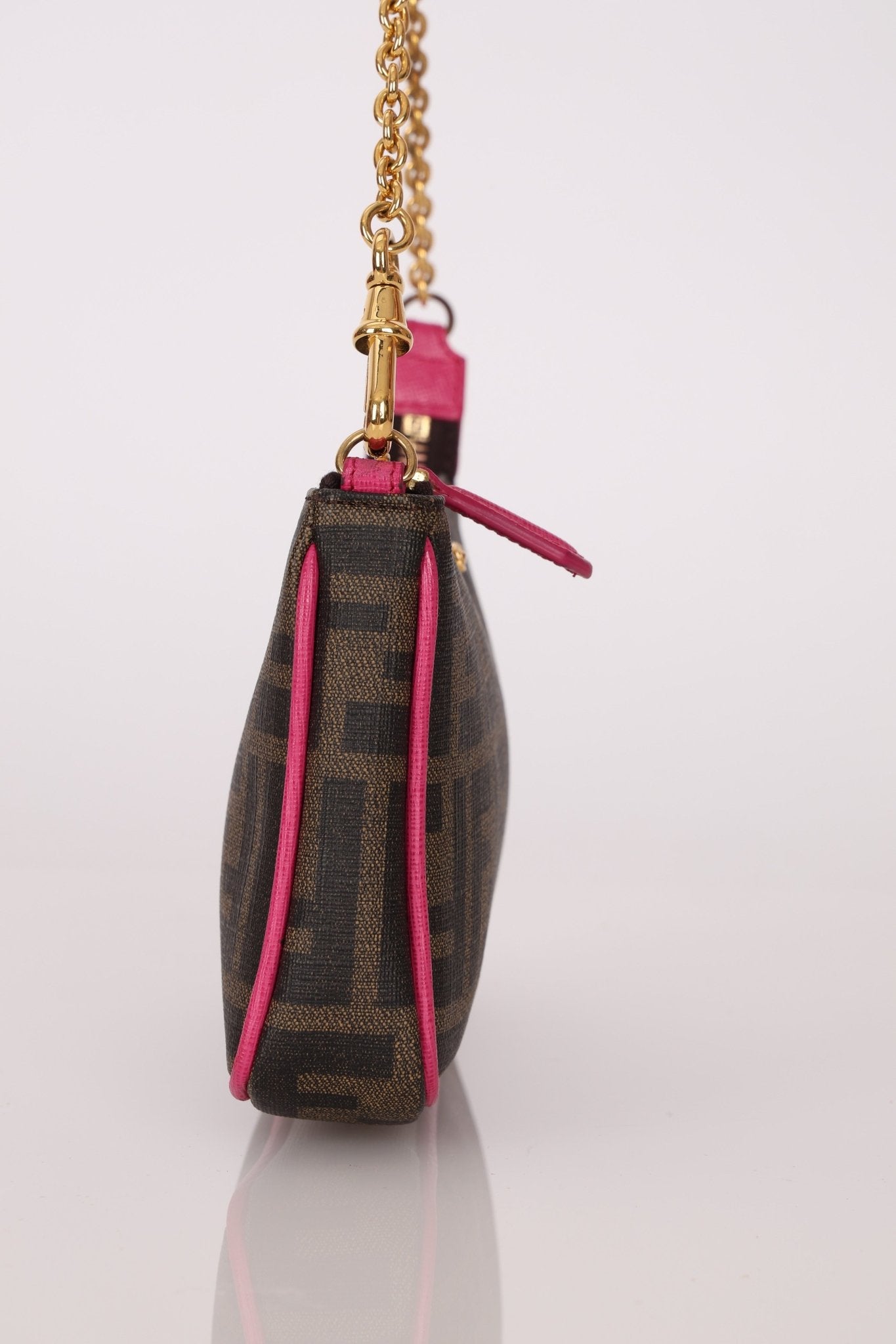 Fendi Zucca Chain Pochette - FashioNica