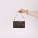 Fendi Zucca Chain Pochette - FashioNica