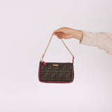 Fendi Zucca Chain Pochette - FashioNica