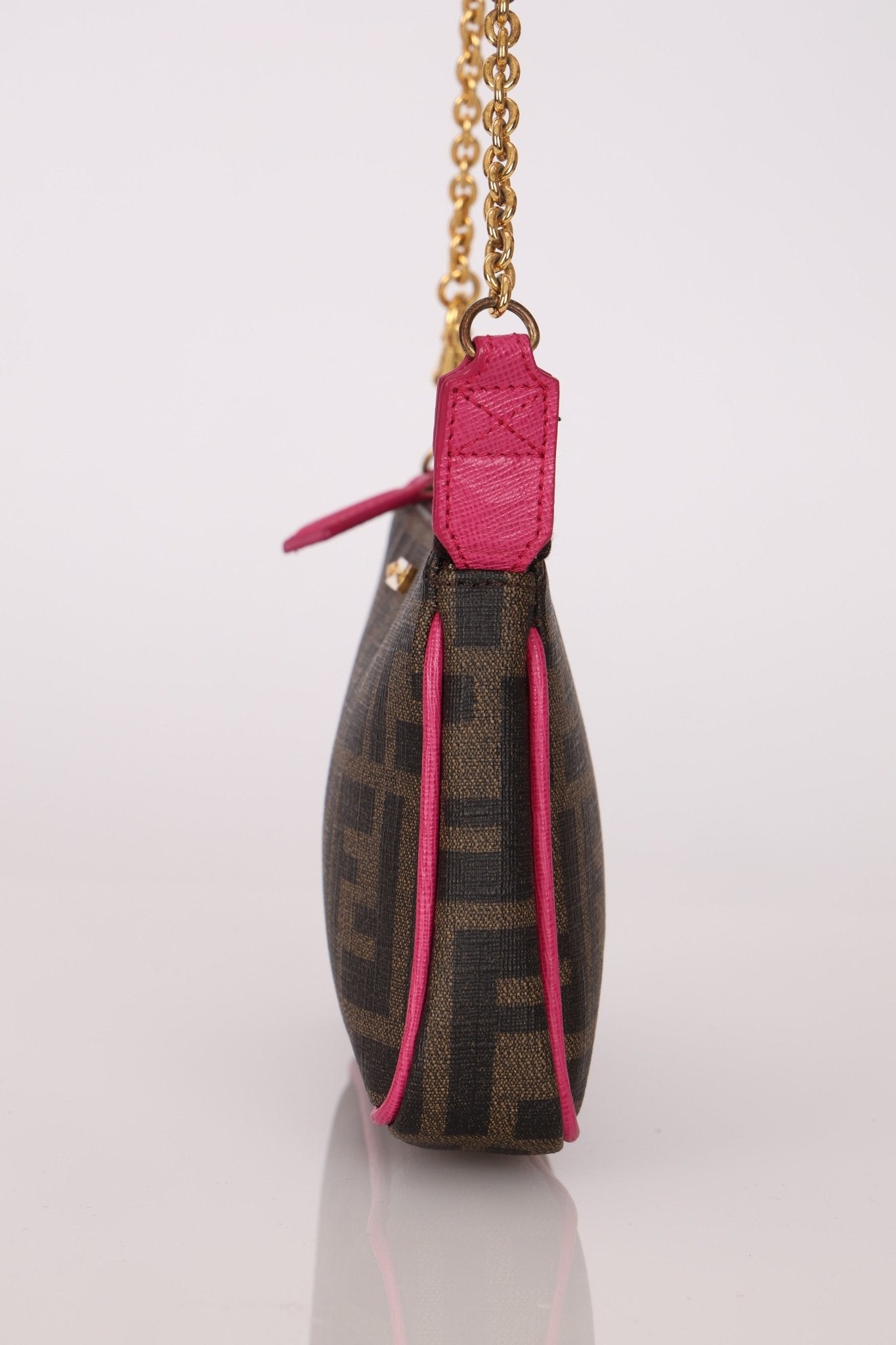 Fendi Zucca Chain Pochette - FashioNica