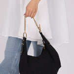 Fendi Zucca Chef Chain Link Hobo - FashioNica
