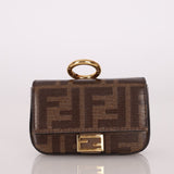 Fendi Zucca Coated Canvas Nano Baguette - FashioNica