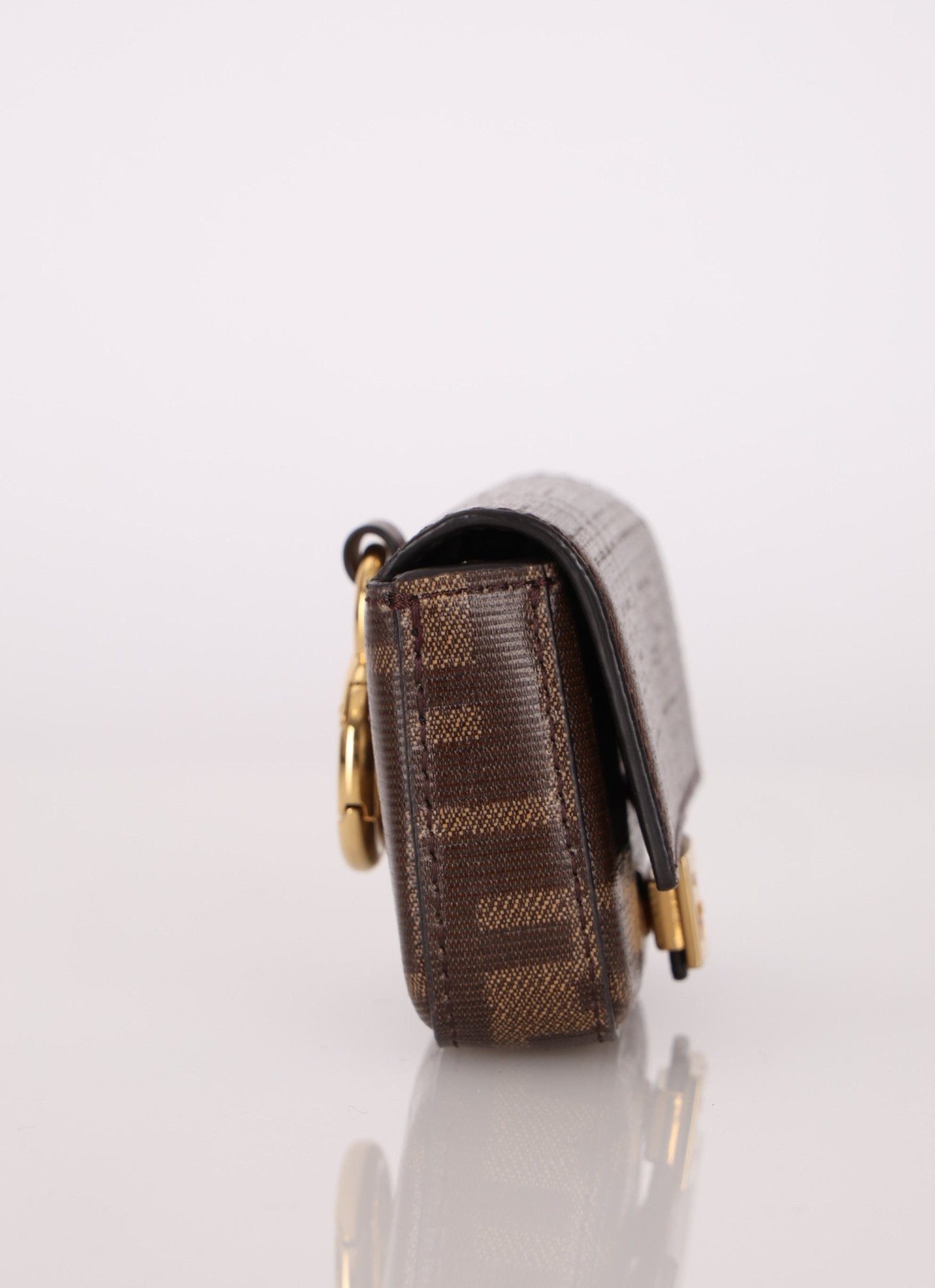Fendi Zucca Coated Canvas Nano Baguette - FashioNica