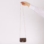 Fendi Zucca Coated Canvas Nano Baguette - FashioNica