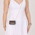 Fendi Zucca Coated Canvas Nano Baguette - FashioNica