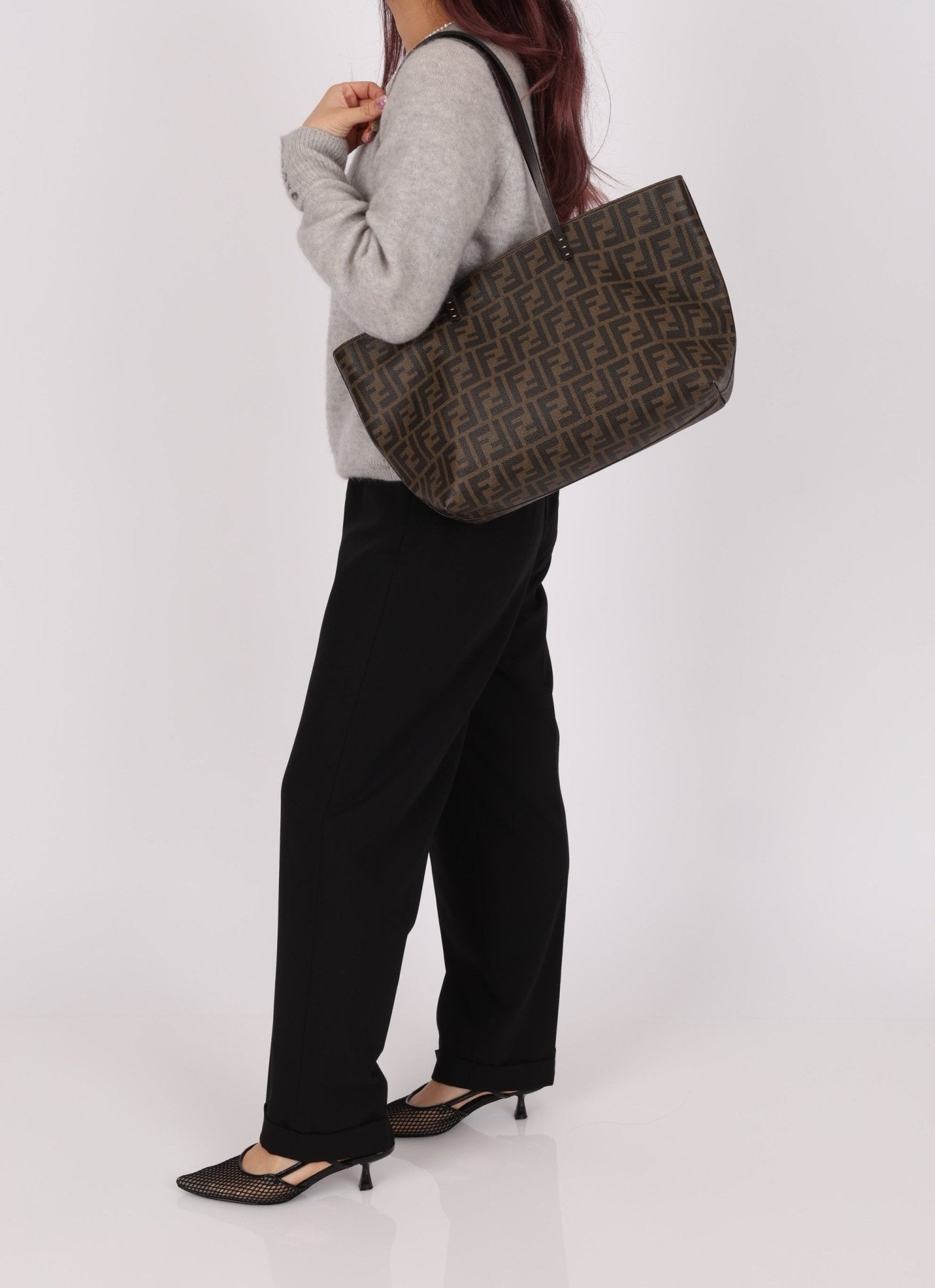 Fendi Zucca Coated Canvas Tote - FashioNica