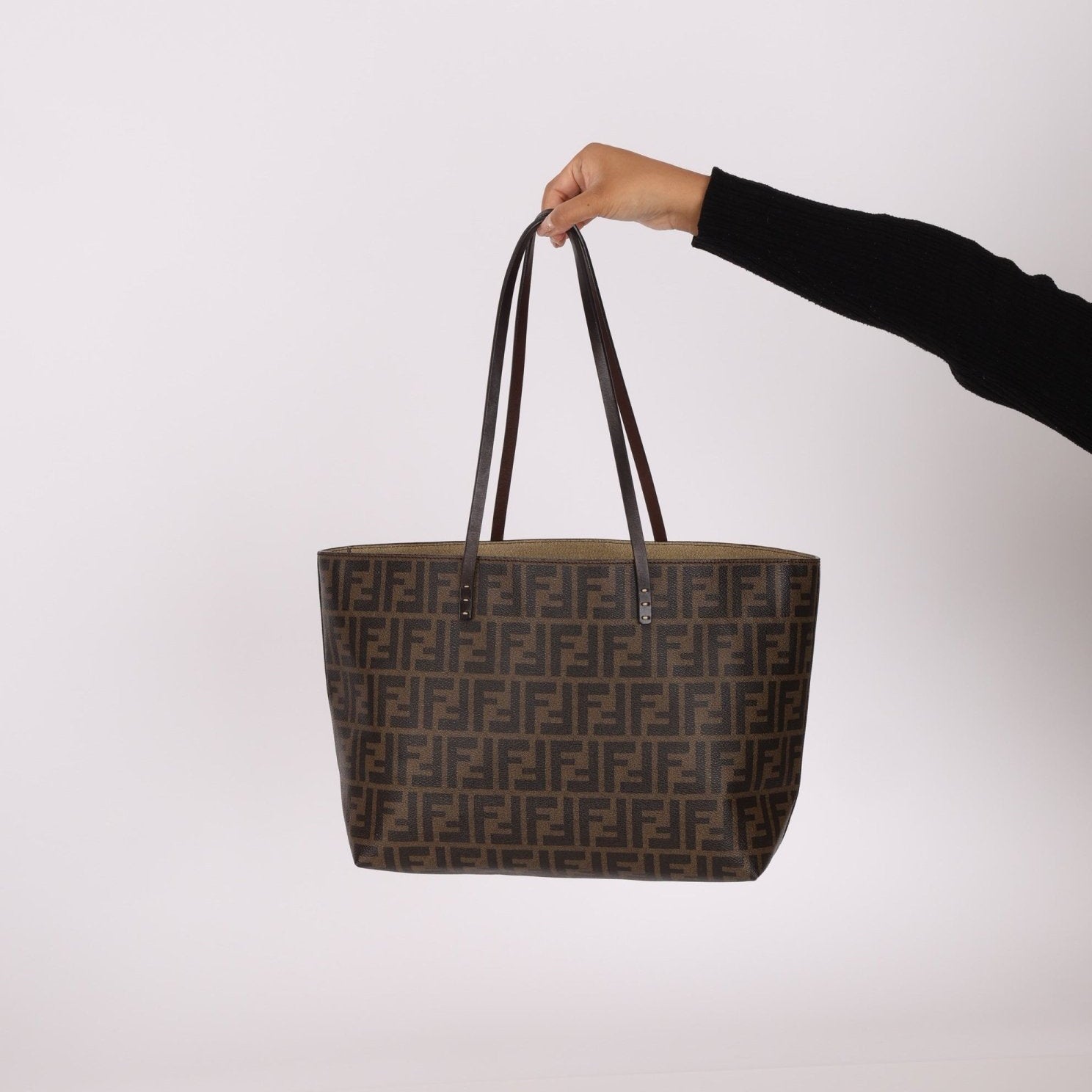 Fendi Zucca Coated Canvas Tote - FashioNica
