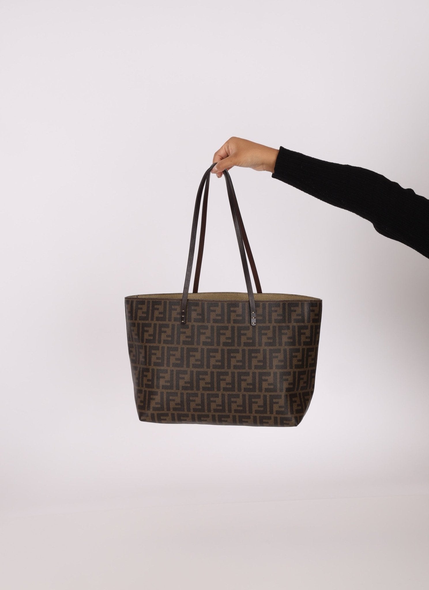 Fendi Zucca Coated Canvas Tote - FashioNica