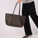 Fendi Zucca Coated Canvas Tote - FashioNica