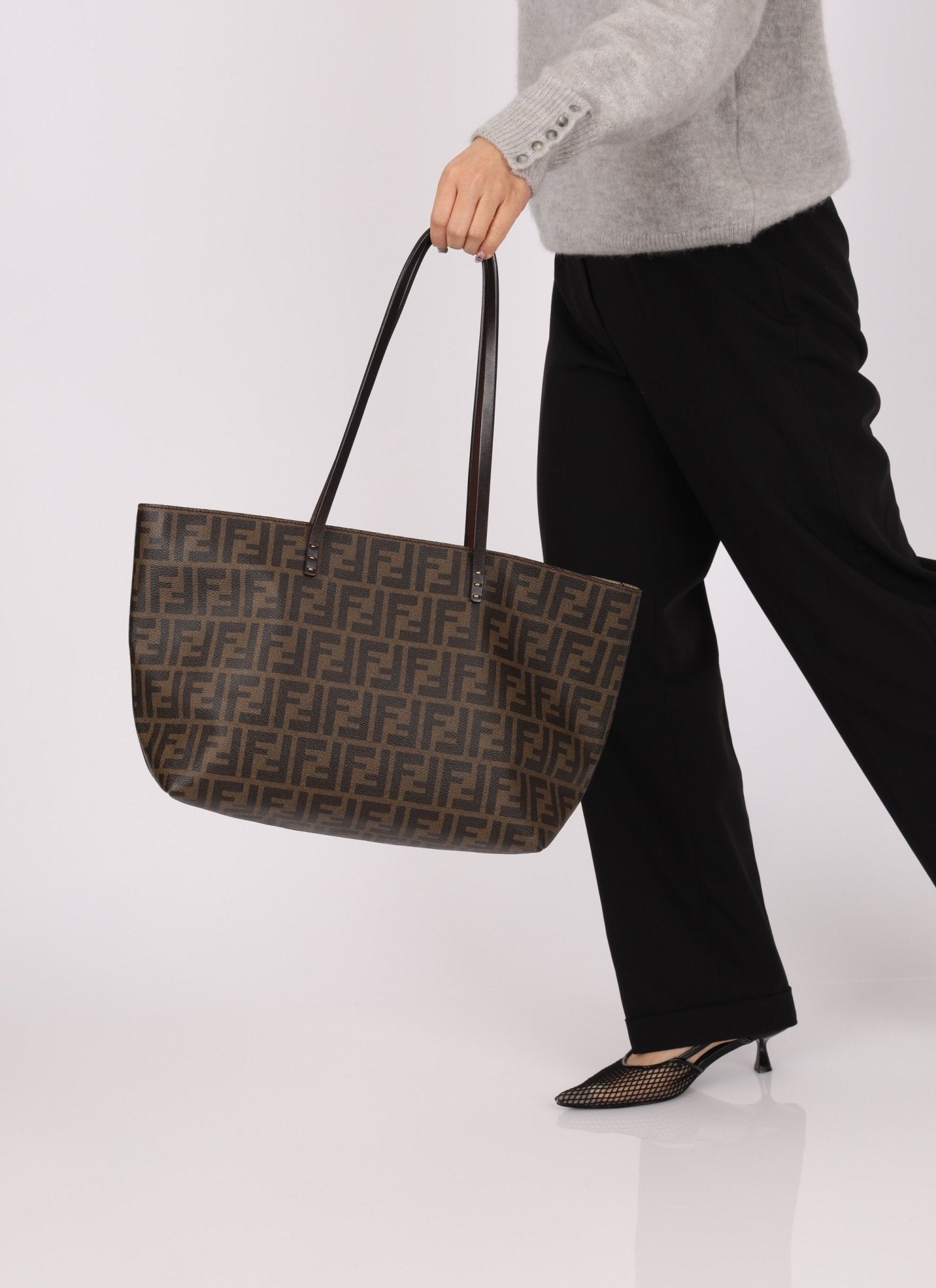 Fendi Zucca Coated Canvas Tote - FashioNica