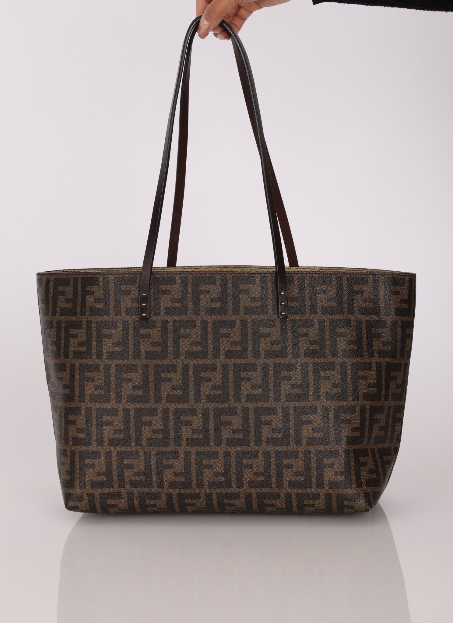 Fendi Zucca Coated Canvas Tote - FashioNica