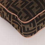 Fendi Zucca Embroidered Paisley Beaded Baguette - FashioNica