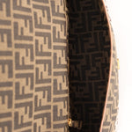 Fendi Zucca Embroidered Paisley Beaded Baguette - FashioNica