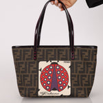 Fendi Zucca Ladybug Roll Tote - FashioNica