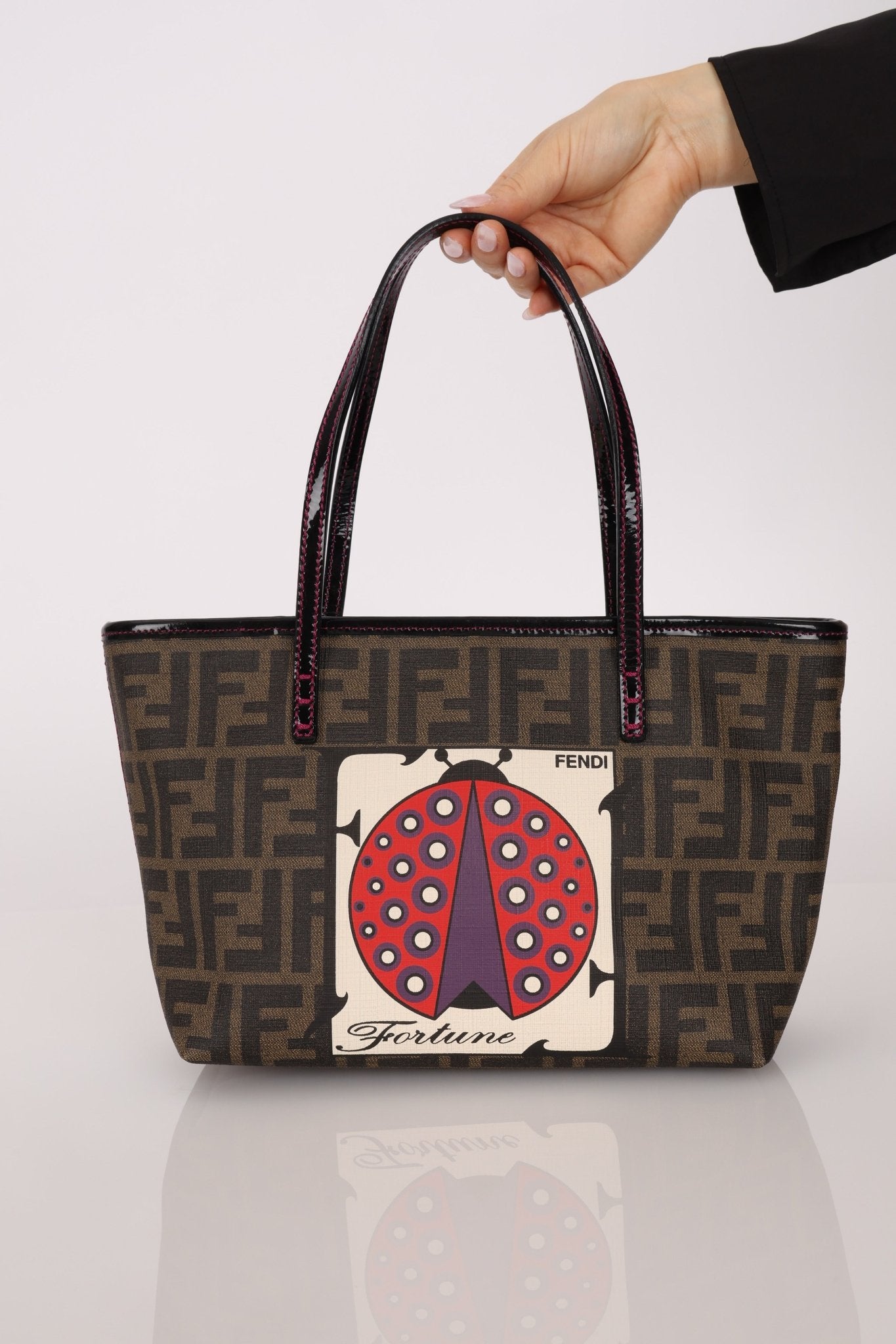 Fendi Zucca Ladybug Roll Tote - FashioNica