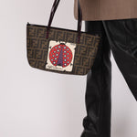 Fendi Zucca Ladybug Roll Tote - FashioNica