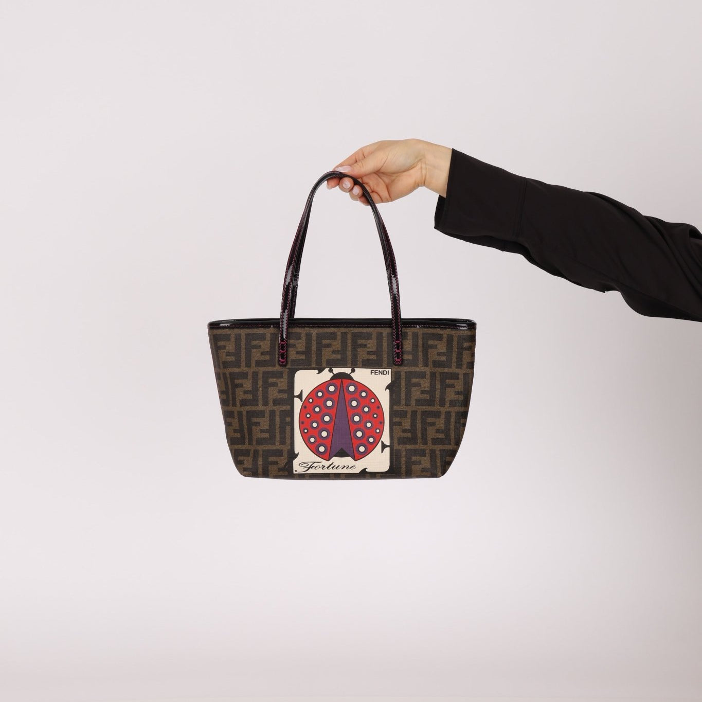 Fendi Zucca Ladybug Roll Tote - FashioNica