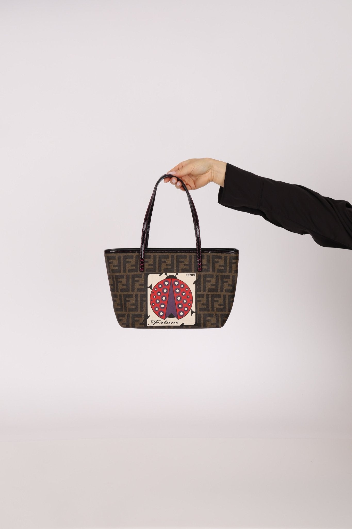 Fendi Zucca Ladybug Roll Tote - FashioNica