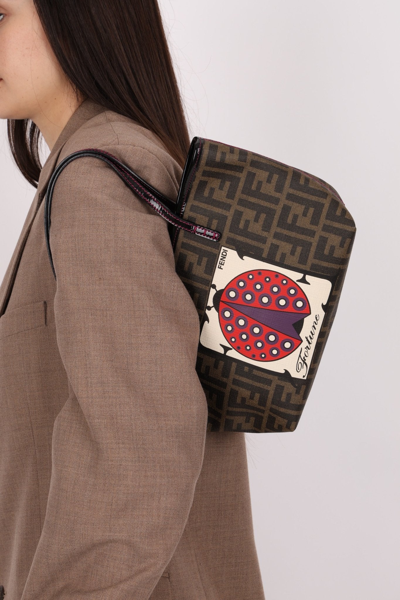 Fendi Zucca Ladybug Roll Tote - FashioNica