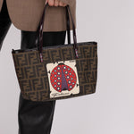 Fendi Zucca Ladybug Roll Tote - FashioNica