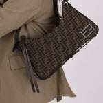 Fendi Zucca Medium Simply Shoulder Bag - FashioNica