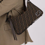 Fendi Zucca Medium Simply Shoulder Bag - FashioNica