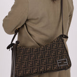 Fendi Zucca Medium Simply Shoulder Bag - FashioNica