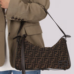Fendi Zucca Medium Simply Shoulder Bag - FashioNica
