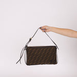 Fendi Zucca Medium Simply Shoulder Bag - FashioNica