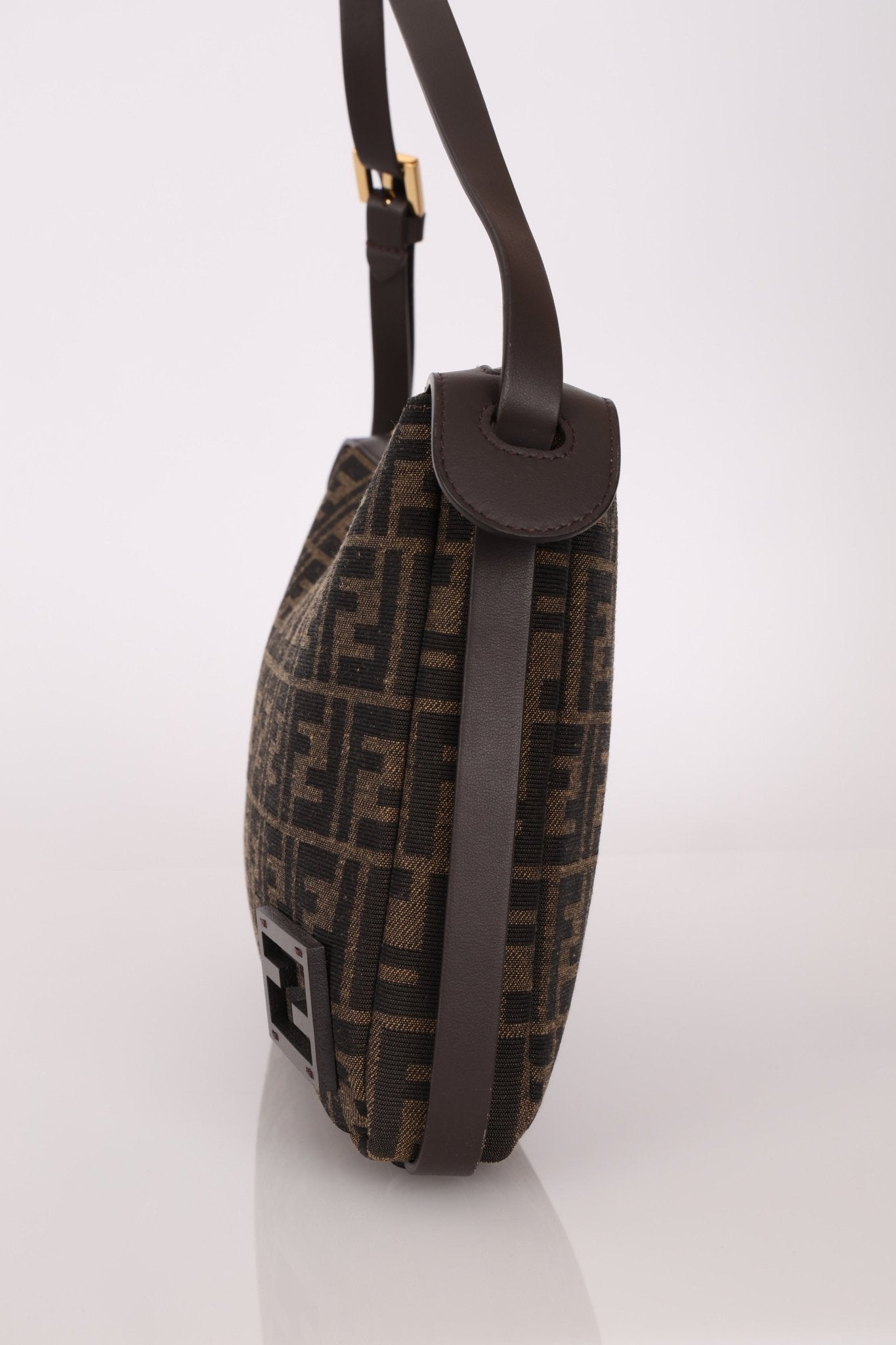 Fendi Zucca Medium Simply Shoulder Bag - FashioNica