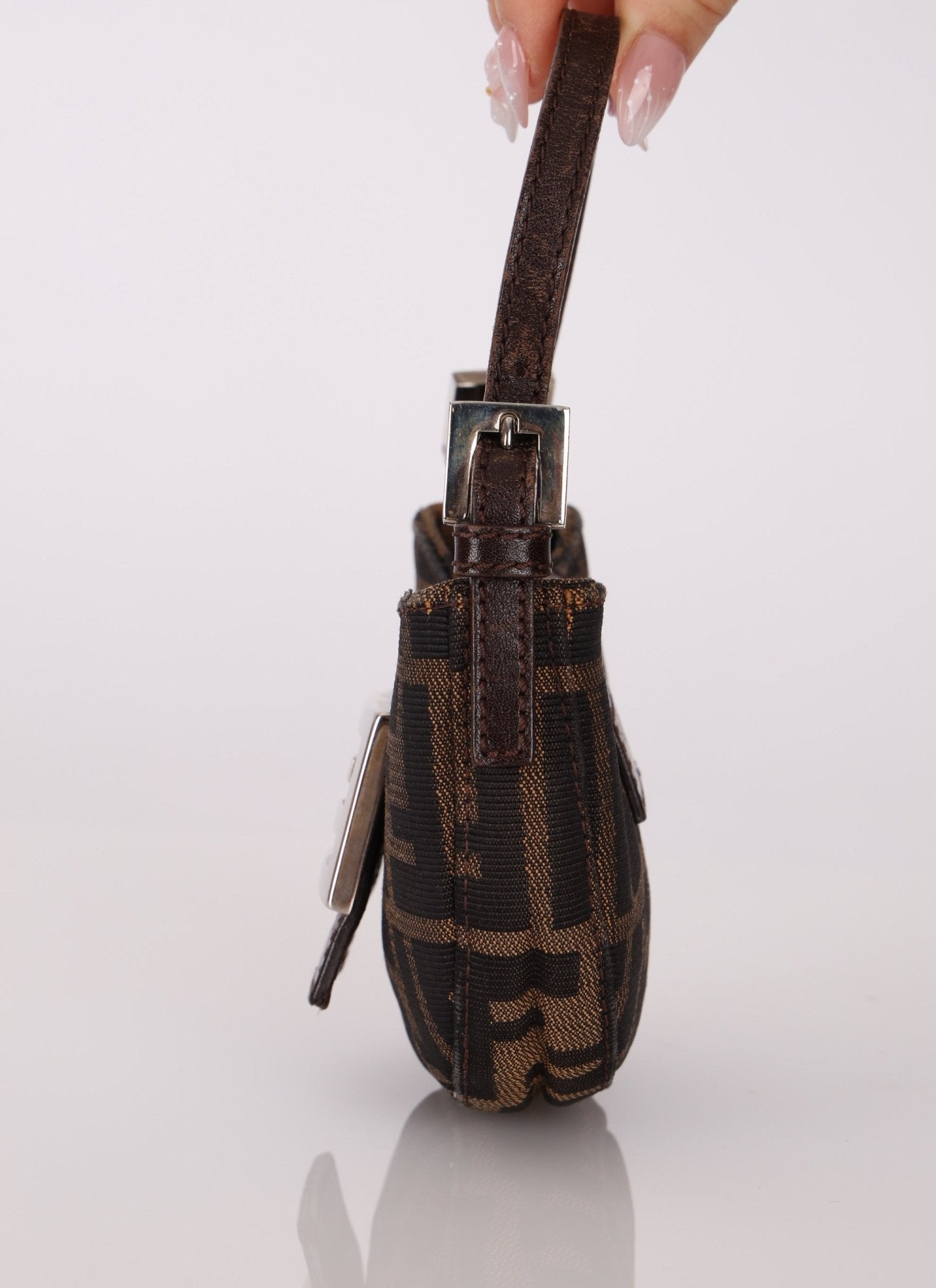 Fendi Zucca Mini Croissant - FashioNica