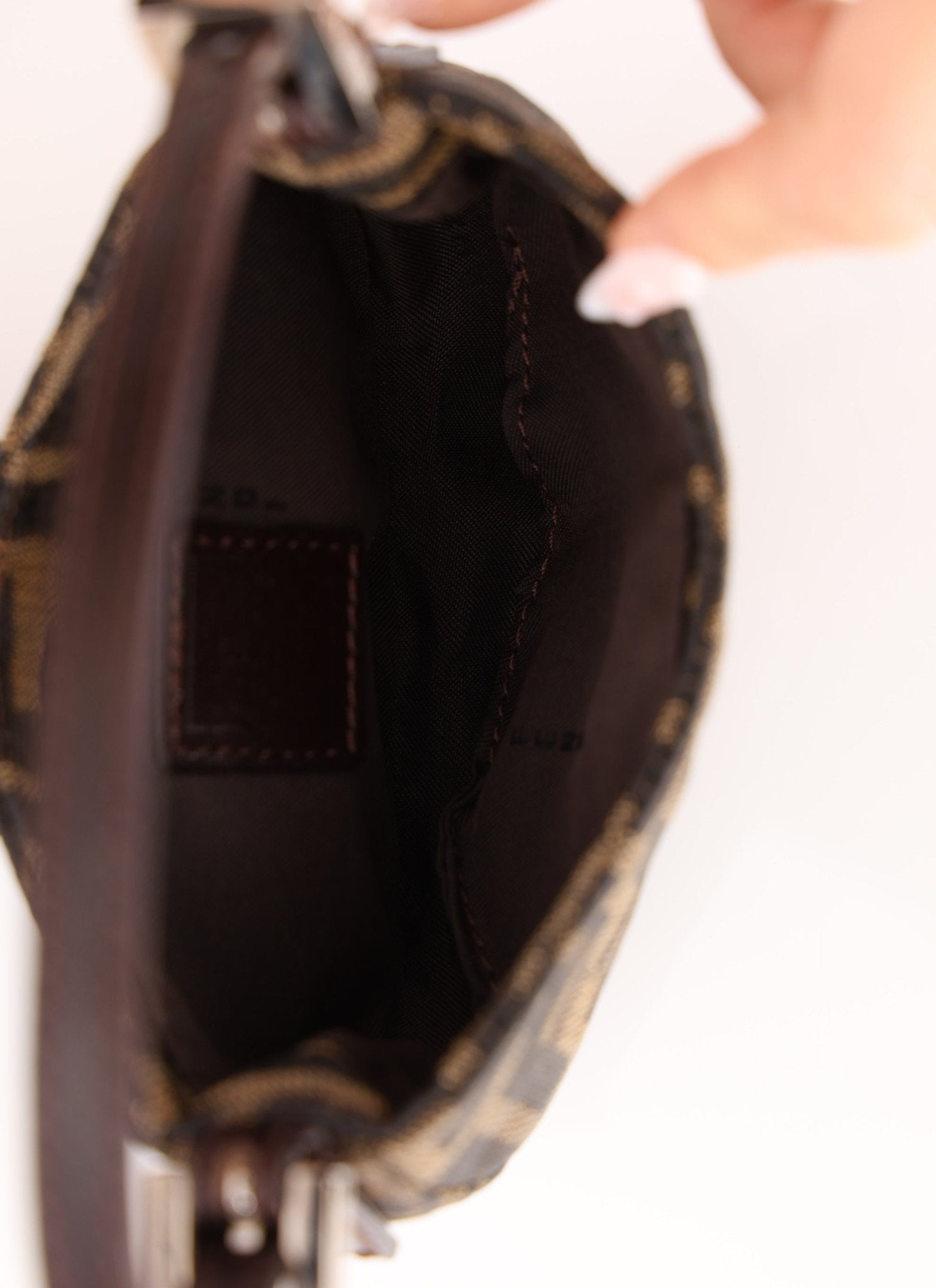 Fendi Zucca Mini Croissant - FashioNica