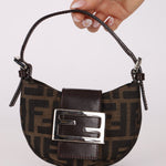 Fendi Zucca Mini Croissant - FashioNica