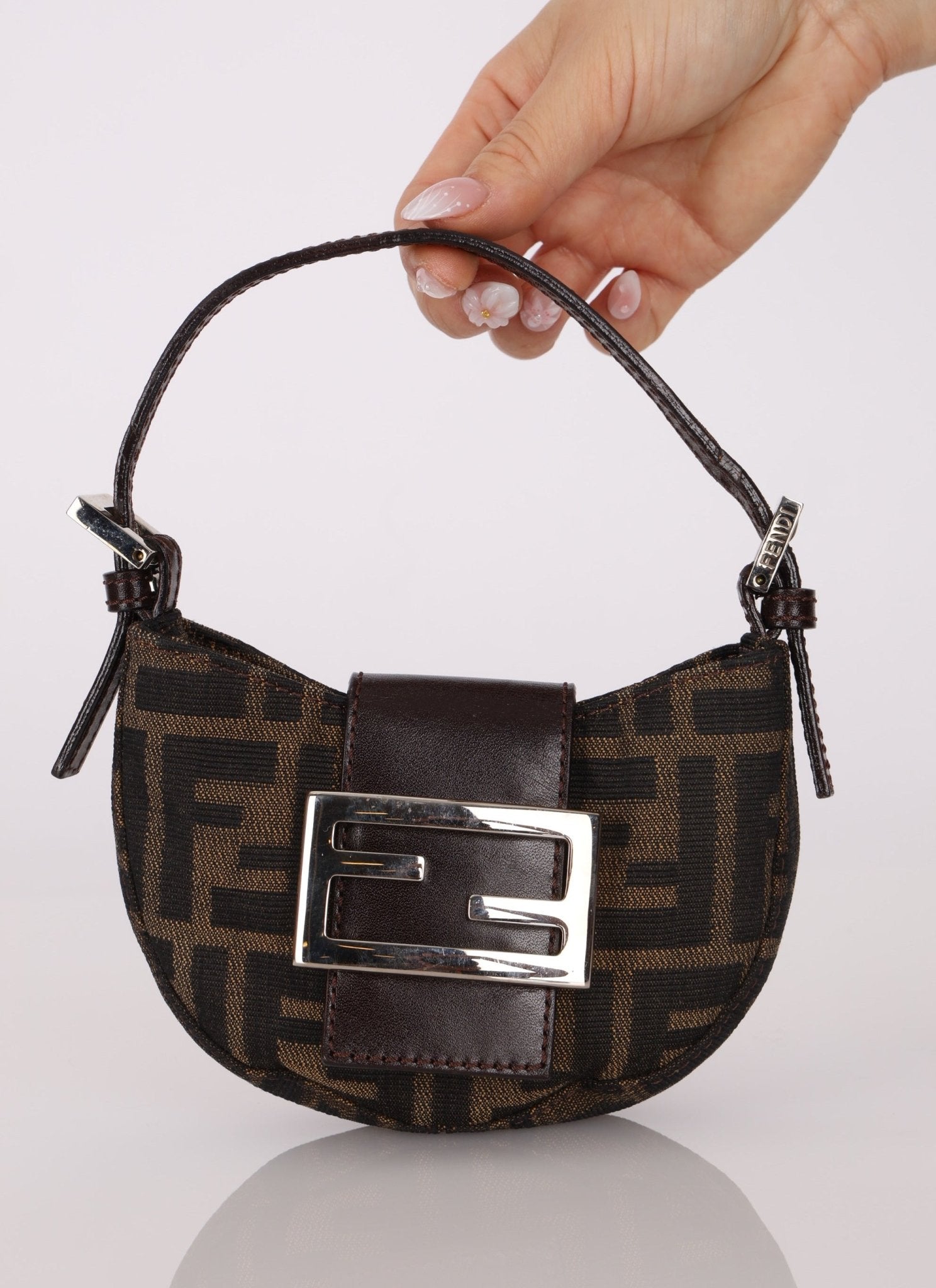 Fendi Zucca Mini Croissant - FashioNica