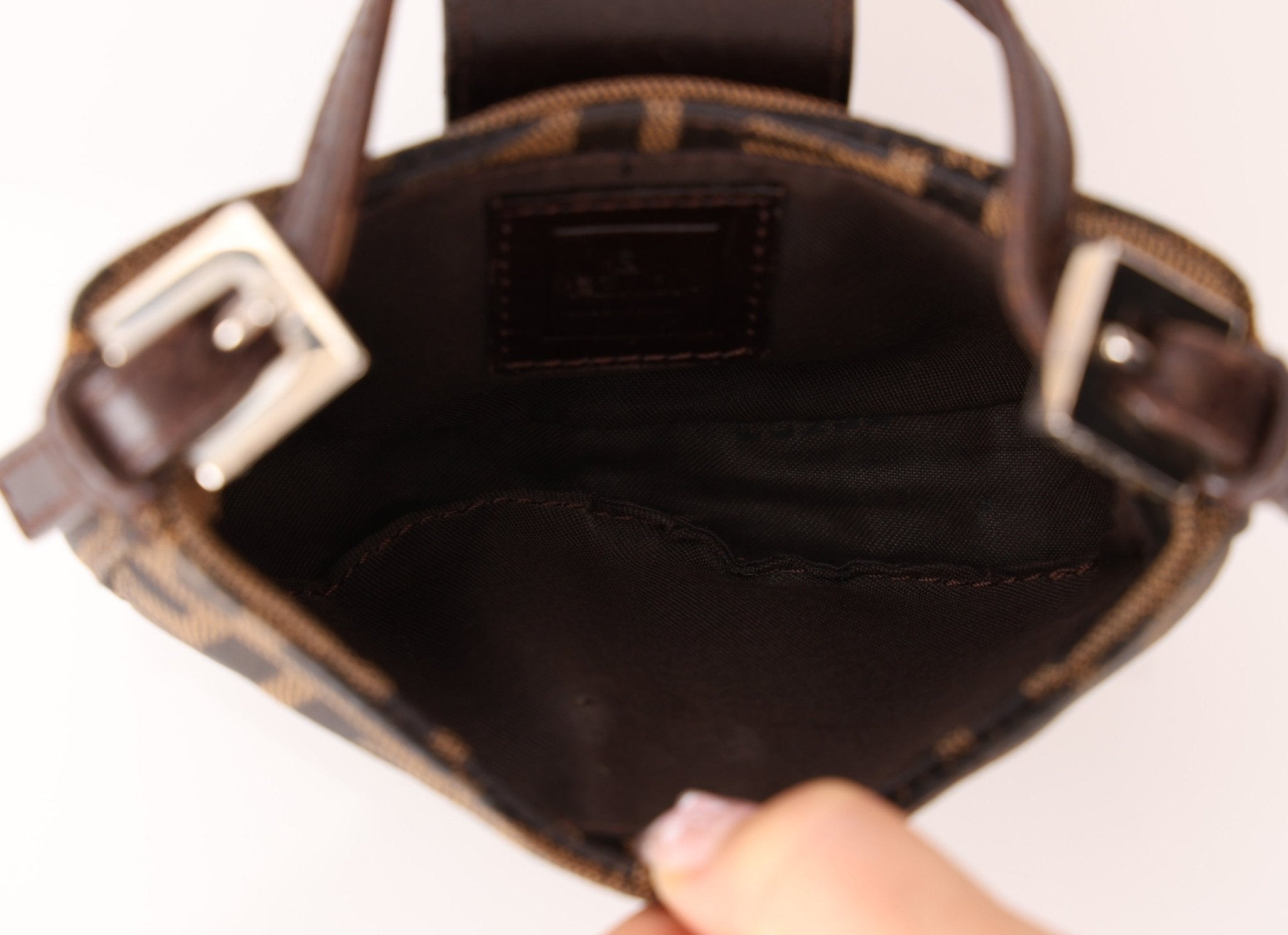 Fendi Zucca Mini Croissant - FashioNica