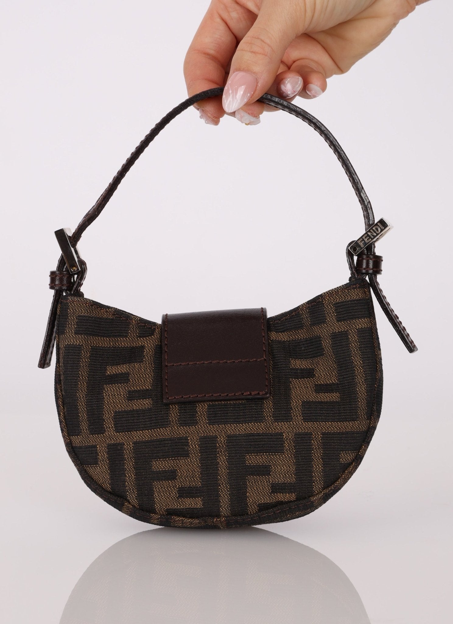 Fendi Zucca Mini Croissant - FashioNica