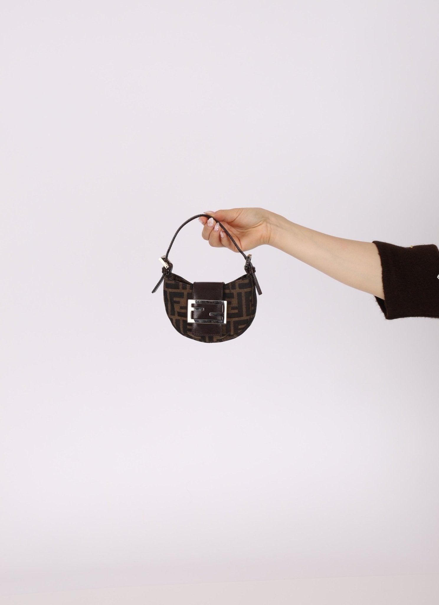 Fendi Zucca Mini Croissant - FashioNica