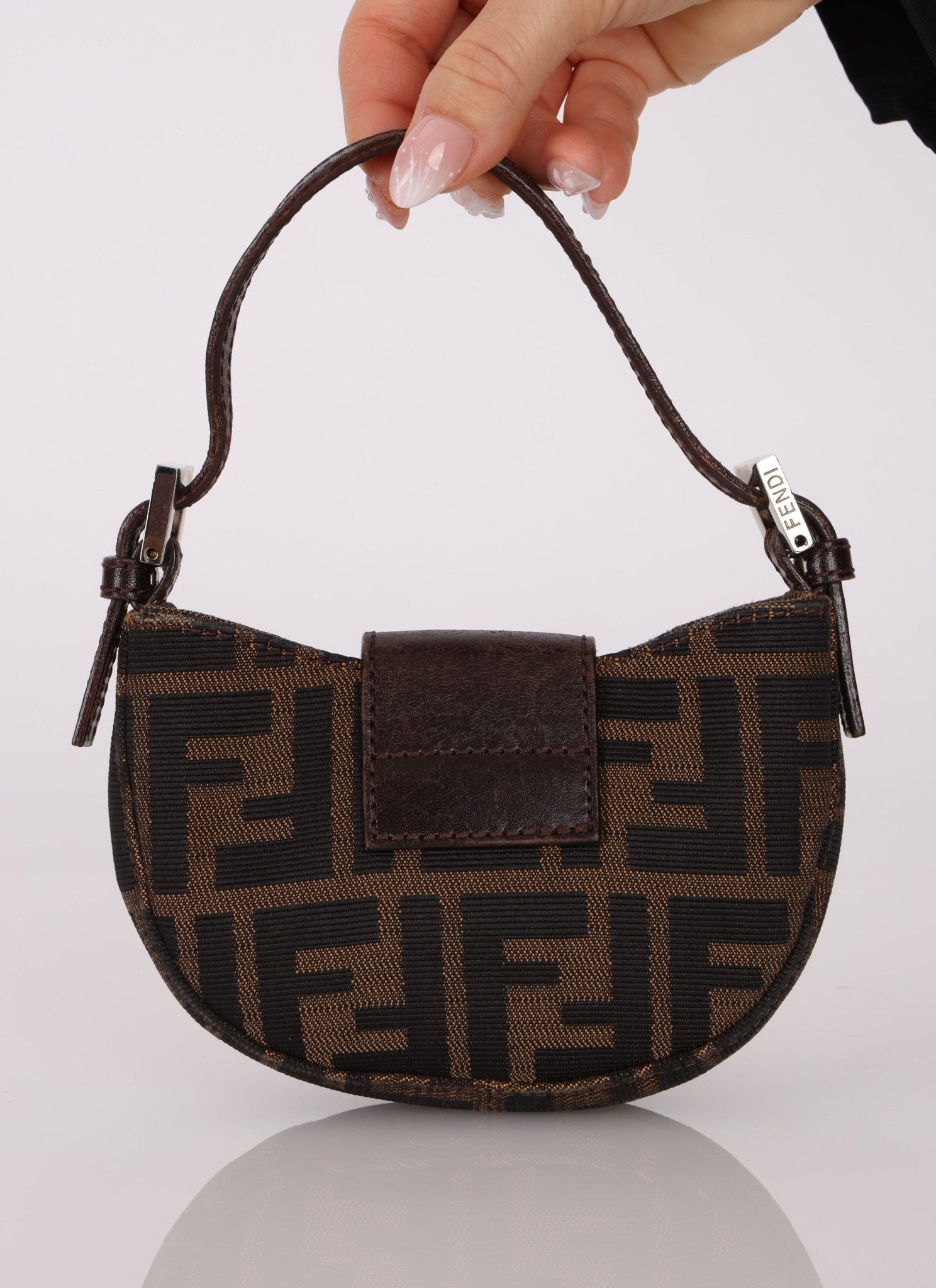 Fendi Zucca Mini Croissant - FashioNica