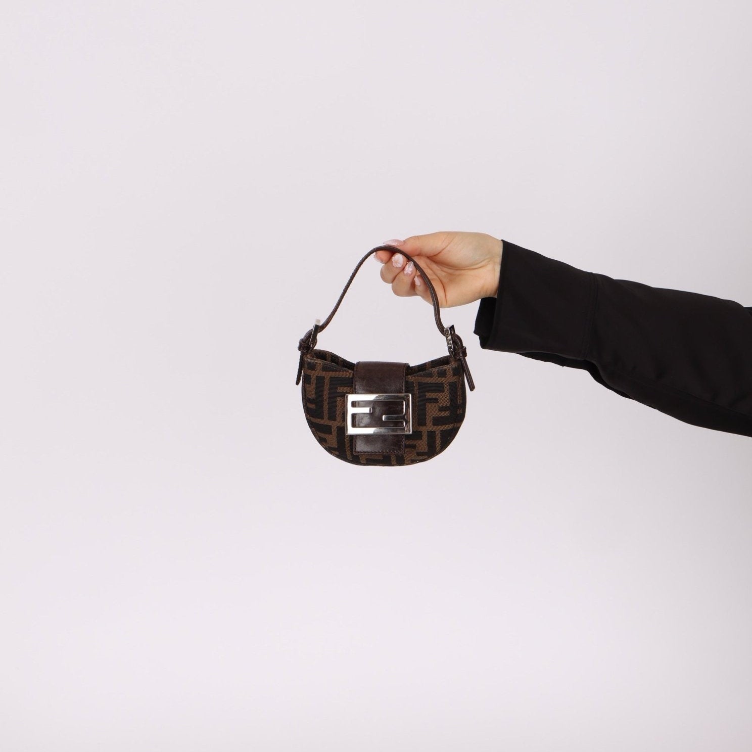 Fendi Zucca Mini Croissant - FashioNica