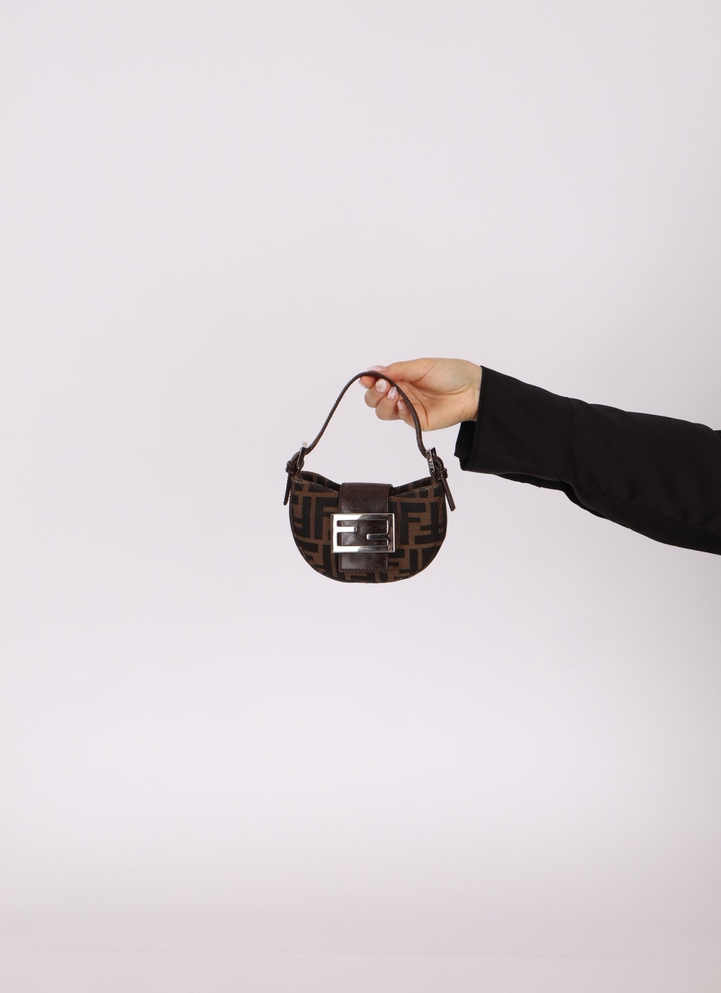 Fendi Zucca Mini Croissant - FashioNica