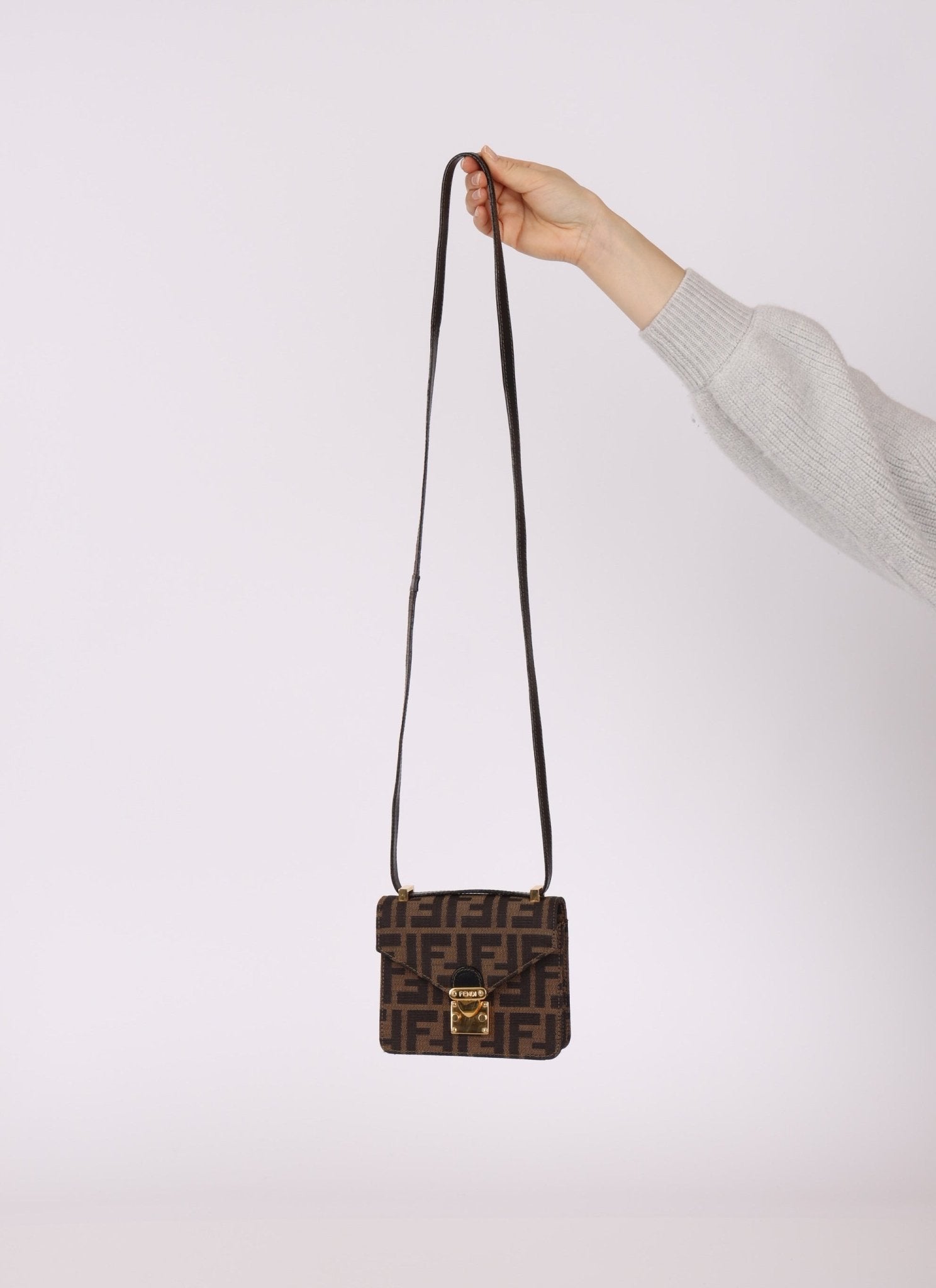 Fendi Zucca Mini Envelope Bag - FashioNica
