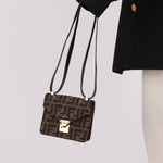 Fendi Zucca Mini Envelope Bag - FashioNica