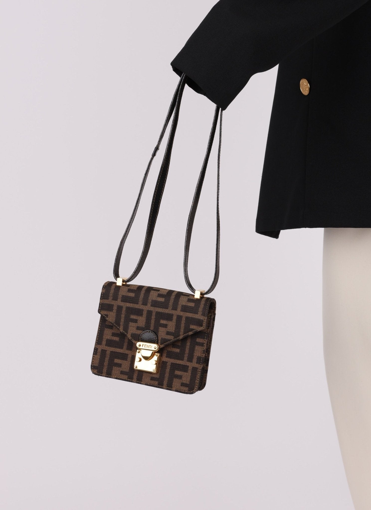 Fendi Zucca Mini Envelope Bag - FashioNica
