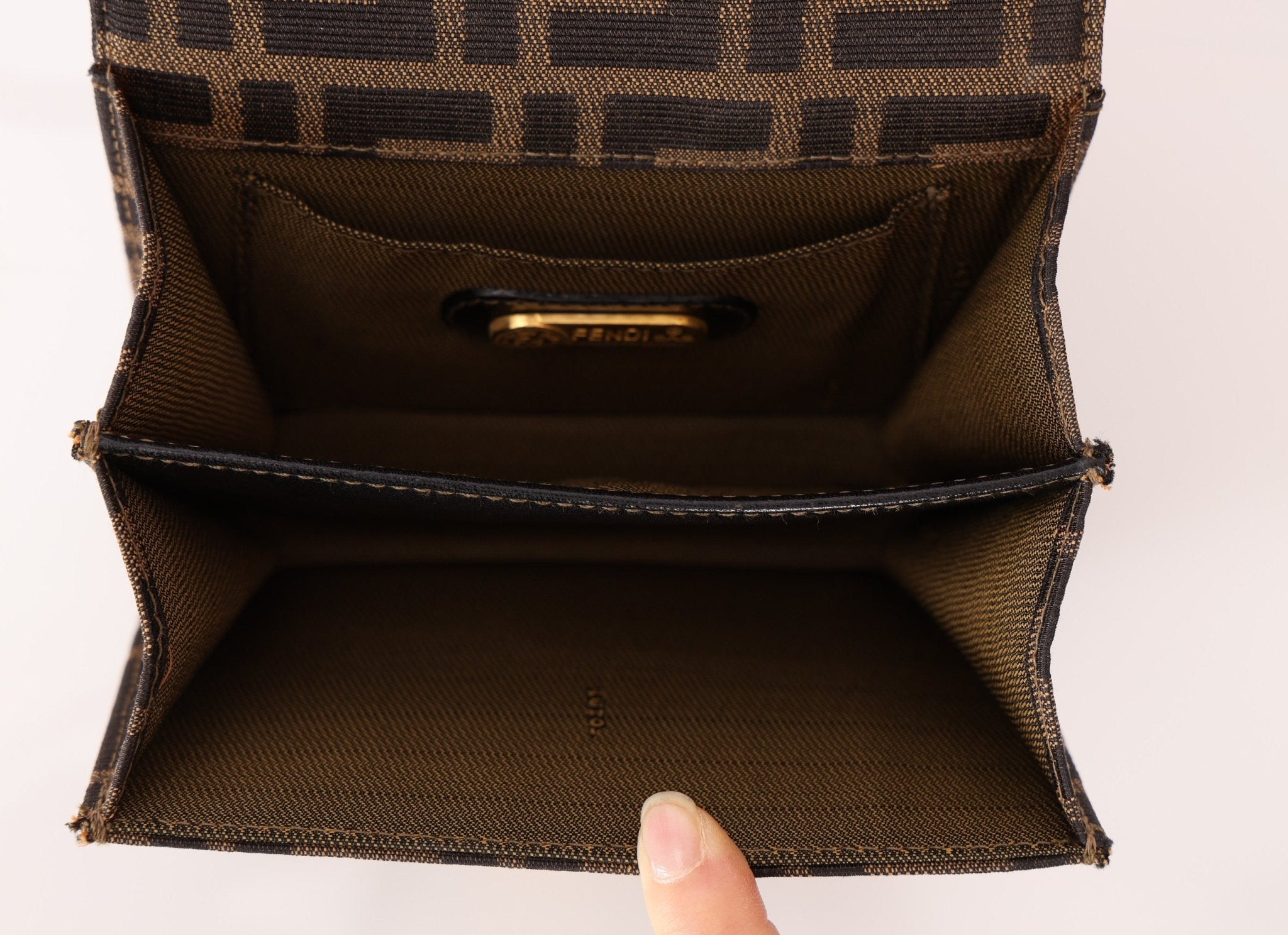 Fendi Zucca Mini Envelope Bag - FashioNica