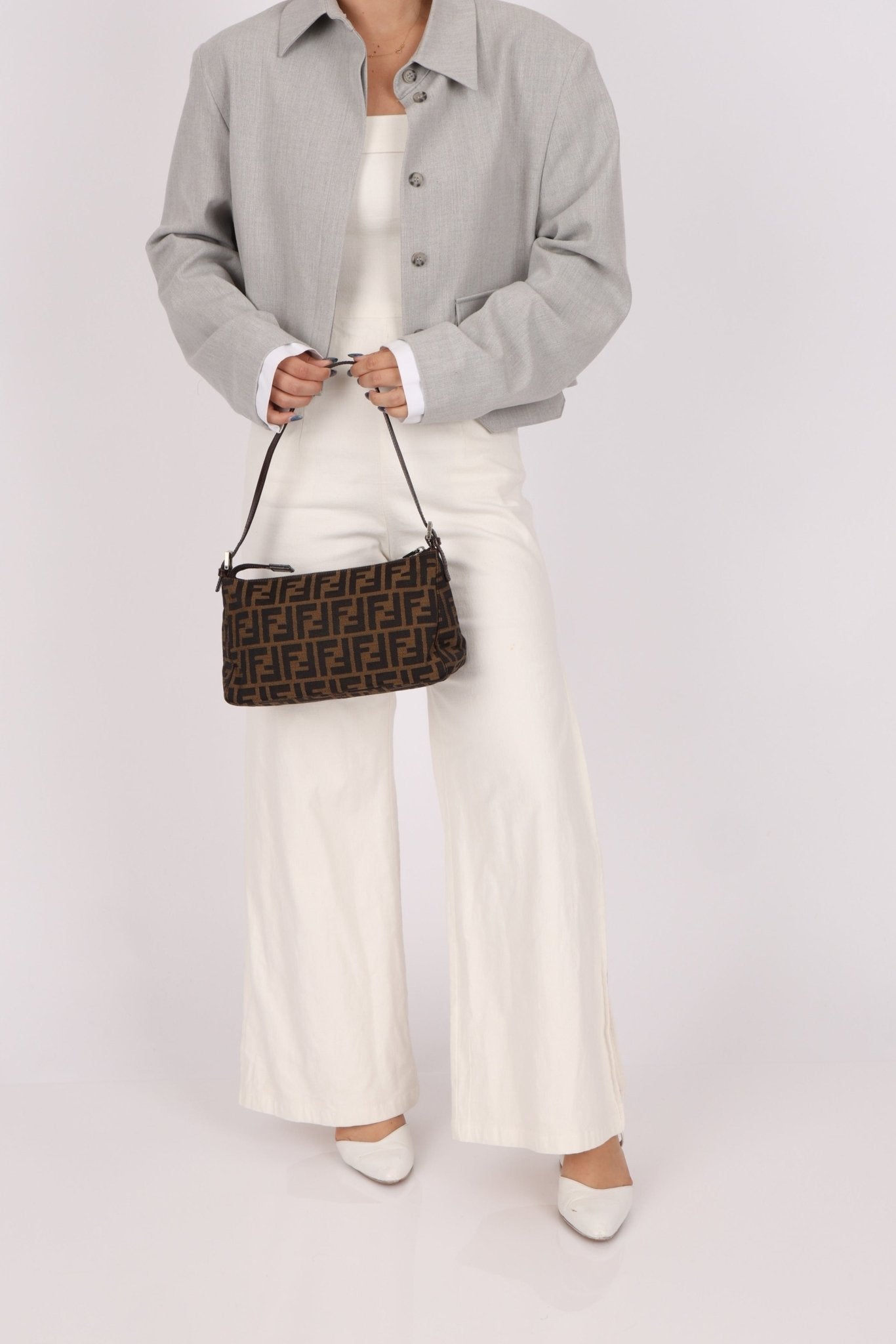 Fendi Zucca Mini Pochette - FashioNica