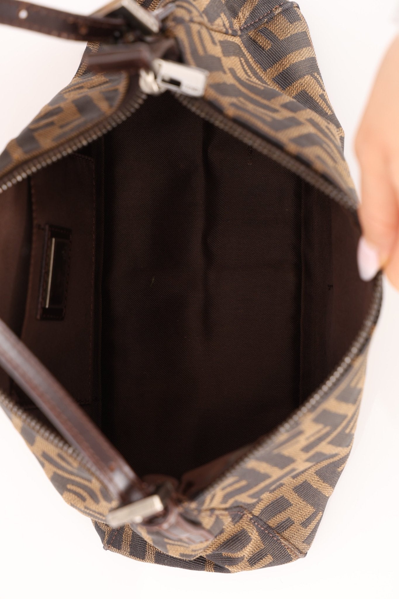 Fendi Zucca Mini Pochette - FashioNica